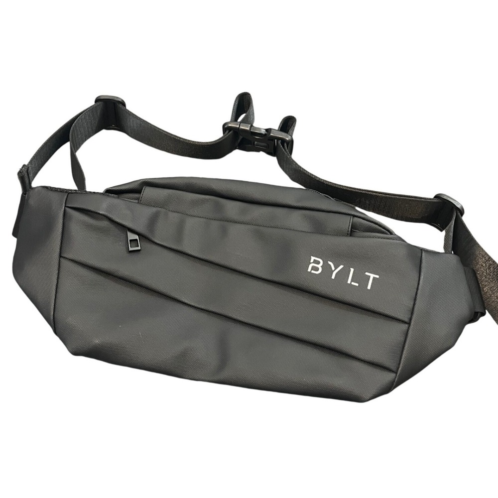 BYLT Basics Belt Bag Mens OS Black Crossbody Fanny Pack Utility Waist Bag